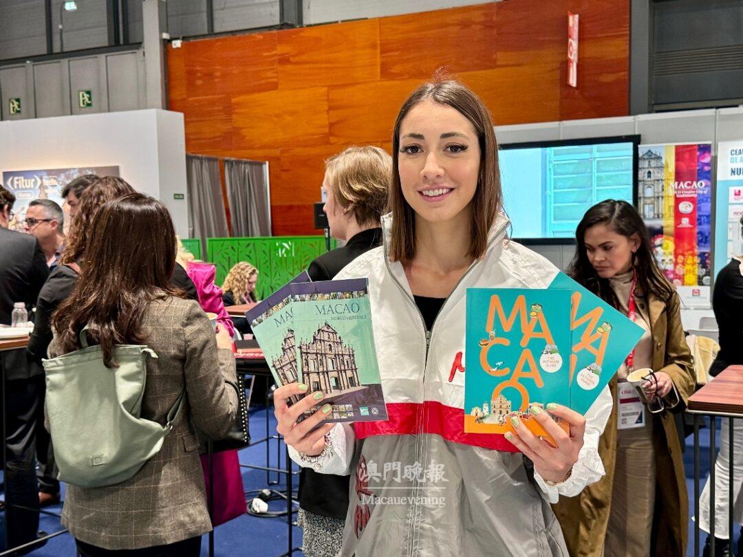 西班牙主要旅遊交易會期間派發澳門旅遊資訊 西班牙主要旅遊交易會期間派發澳門旅遊資訊