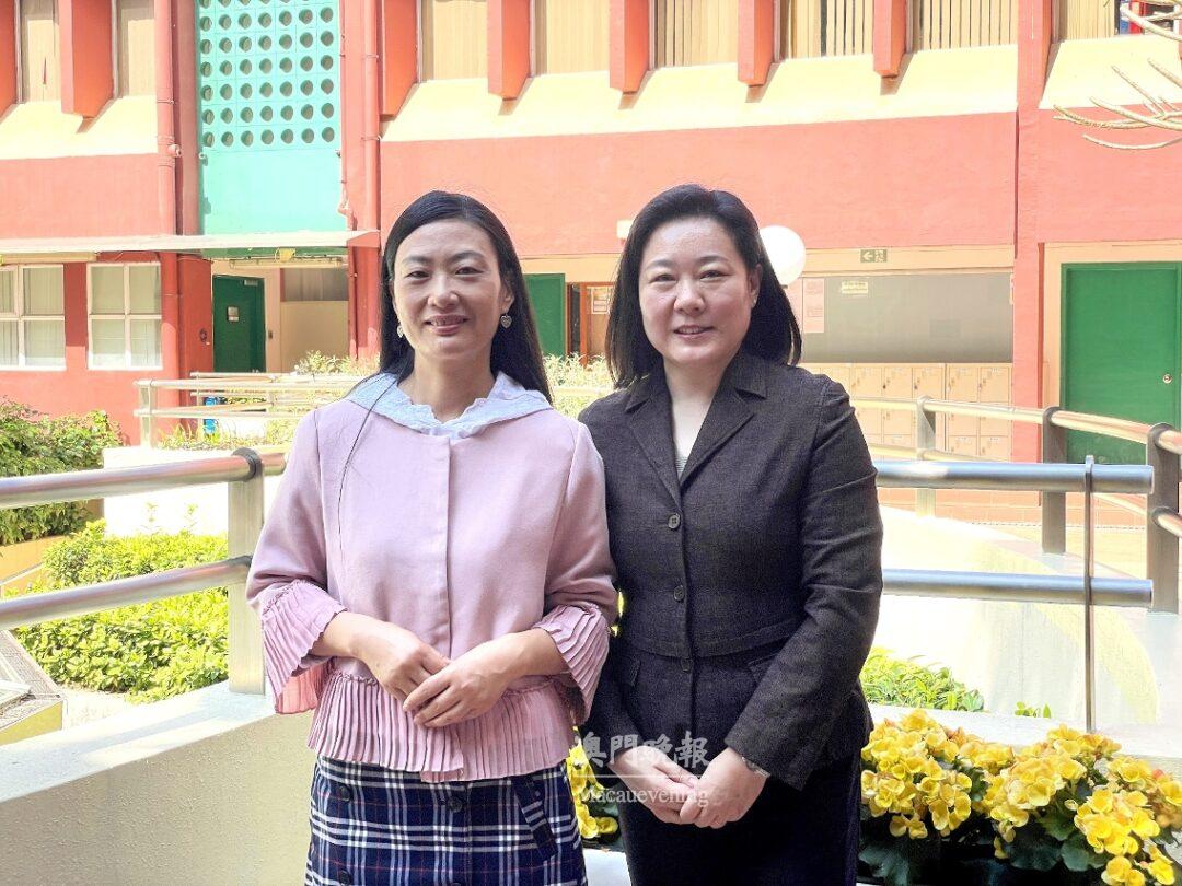 學術論文作者教授李麗(左)及副教授劉愛華 學術論文作者教授李麗(左)及副教授劉愛華