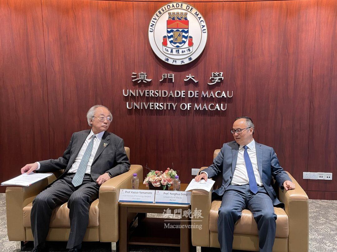 宋永華（右）和山本和郎