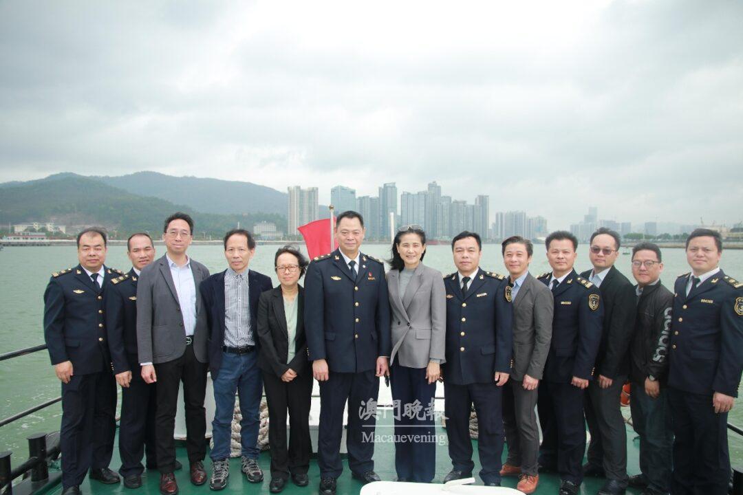 珠澳海事局一同到內港錨地現場調研 珠澳海事局一同到內港錨地現場調研