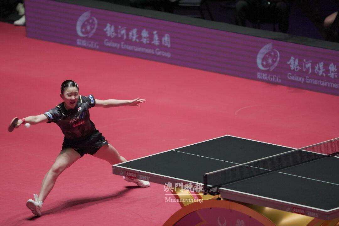 張本美和奮力救球 張本美和奮力救球
